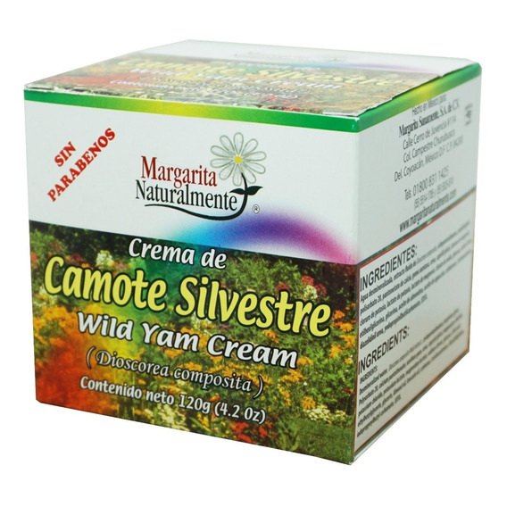 Crema De Camote Silvestre 120gr Margarita Naturalmente