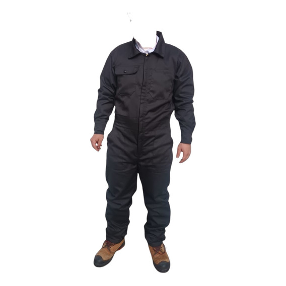 Overol Industrial Gabardina Negro