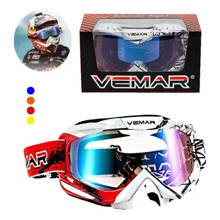 Vemar Goggles Motocross De Tácticas Ajustables Para Sport