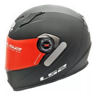 Capacete Para Moto  Integral Ls2  Ff358 Ff358  Matt Black Monocolor Tamanho M 