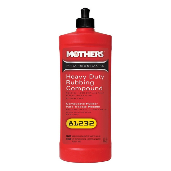 Mothers Heavy Duty Rubbing Compound / Pulimento Corte Grueso