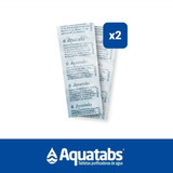 Tabletas Purificadoras Aquatabs 17mg . Rinde 10 Lts