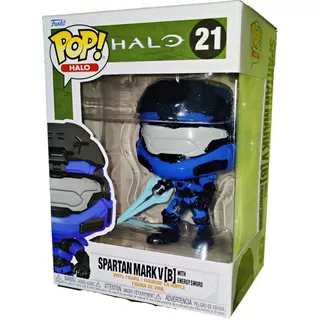 Funko Pop Spartan Mark V Espada De Energia #21 Halo Infinite