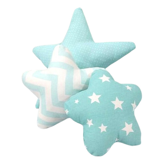 Almohadon Estrella En Tusor De Colores