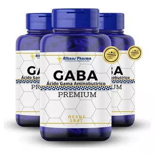 Gaba 800mg 180 Cápsulas Matéria Prima Importada