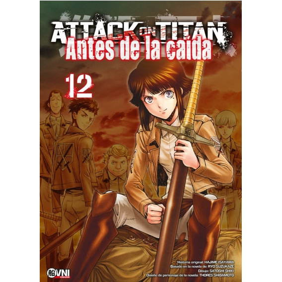 Manga, Attack On Titan: Antes De La Caída Vol. 12 / Ovni 