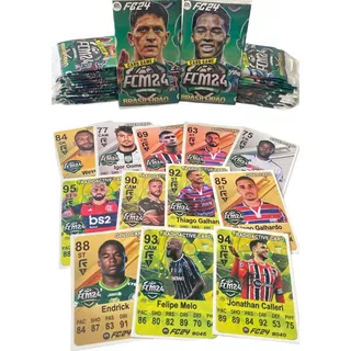 Kit 200 Cards Futebol Brasileirao 2024 = 50 Envelopes Novo !