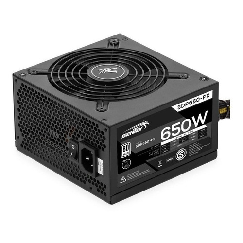 Sentey Solid Power Series SDP650-FX 650 W - Black - 220V