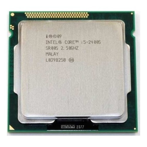 Procesador gamer Intel Core i5-2400S CM8062300835404  de 4 núcleos y  3.3GHz de frecuencia con gráfica integrada