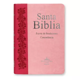 Biblia Fuente De Bendiciones Rv 1960 Rosada C/índice