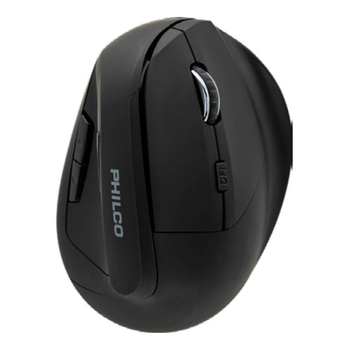 Mouse Vertical Inalámbrico Recargable Philco Pro Spk7346 Color Negro