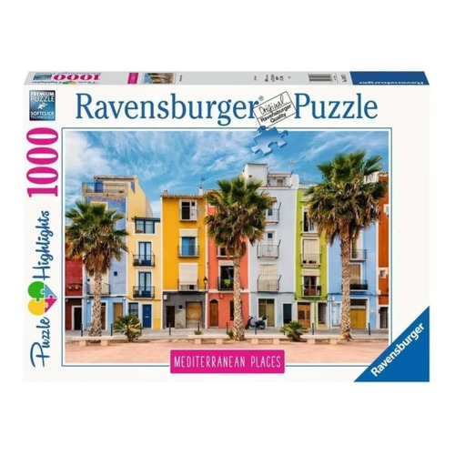 Rompecabezas Ravensburger España Mediterránea - 1000 Piezas