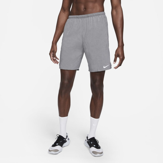 Shorts De Running Para Hombre Nike Challenger Gris  