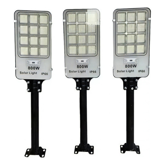 X3 Focos Solares Exterior Foco 800w Con Sensor De Movimiento