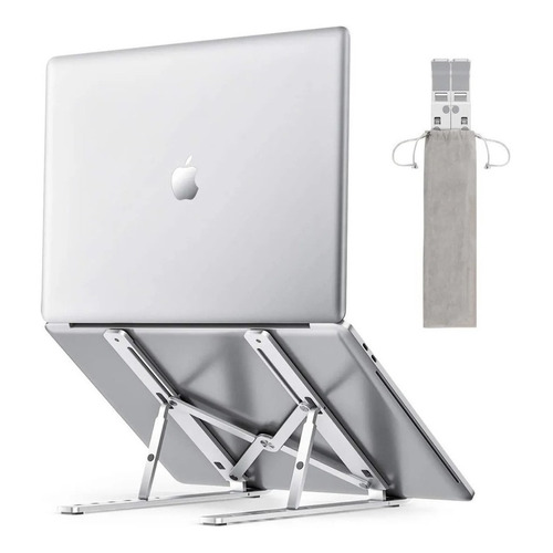 Soporte Notebook Aluminio Regulable Tablet Celular Plegable Premium Antideslizante