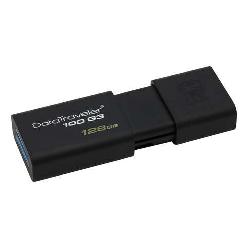 Memoria USB Kingston DataTraveler 100 G3 DT100G3 128GB 3.0 negro