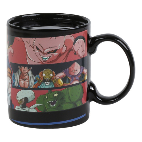 Taza Dragon Ball Z Térmica Edicion Limitada 330 Ml Geek Indu Color Negro Majin boo