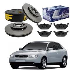  Kit Disco Pastilha Freio Dianteiro A3 1.6 1999 A 2007
