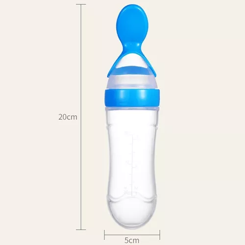 Botella Mamadera Alimentación Para Bebé Con Cuchara 
