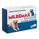 Vermífugo Milbemax Cães 5 - 25kgs C/ 2 Comprimidos Elanco