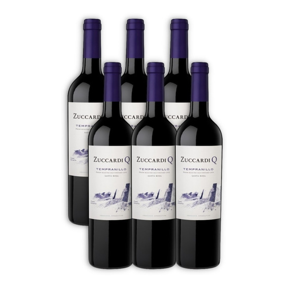 Vino Zuccardi Q Tempranillo Caja X6 750ml Santa Rosa Mendoza