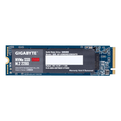 Disco Sólido Interno De 256gb Gigabyte Ssd M.2 2280 Nnet Nx