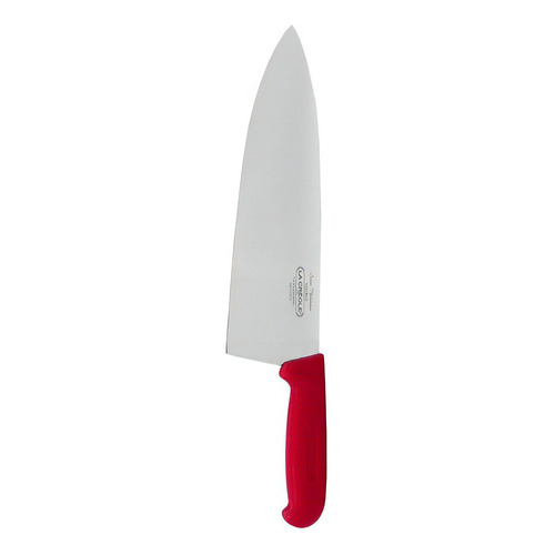 Cuchillo Cocinero Chef La Creole 10 Pulgadas - 25cm Premium Color Rojo