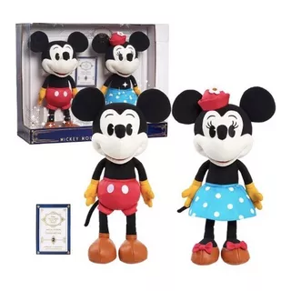 Conjunto De Pelúcia Disney Mickey Minnie Disney Land Collector