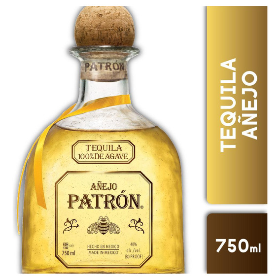 Tequila Patron Añejo 750cc 1 Unidad