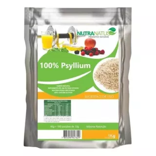 Nutra Natus Psyllium Husk Puro Importado Granulado Premium 1kg 