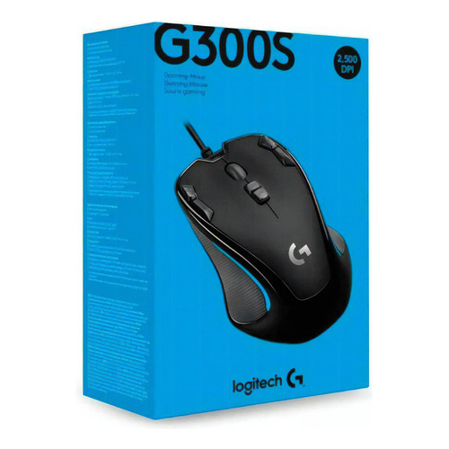 Mouse Gamer Logitech G300s Optical Usb Black Color Negro