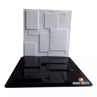 Forma De Gesso 3d Abs 2mm Bloco 50x50 Cm