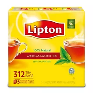 Aromatica Te Negro Lipton 100% Natu - Unidad a $256