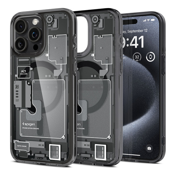Case Funda Spigen Ultra Hybrid Zero One iPhone 15 Pro 6.1