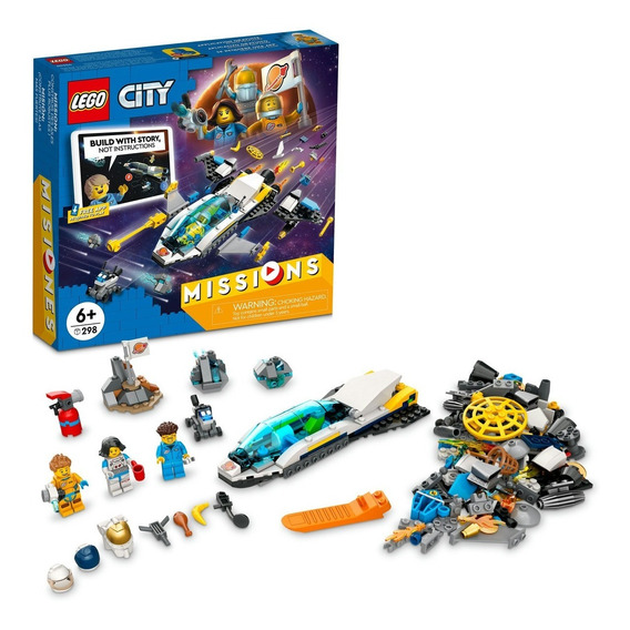 Kit Lego City Misiones De Exploración Espacial De Marte 3+
