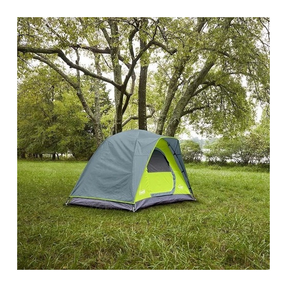 Carpa Coleman Amazonia 2 Personas Impermeable Camping Color Verde claro