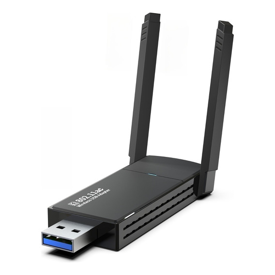 Adaptador Wifi Inalámbrico Usb3.0 1300mbps De Antena Doble