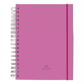 Caderno Smart Universitário Vision Rosa 80 Folhas Dac 3996