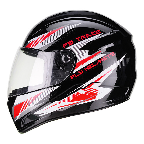 Casco Moto Integral Fly F9 Trace Visor Simple