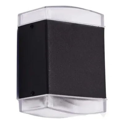 Bidireccional Exterior Apto Led E-27 Para 2 Luces Fz Sf Negro