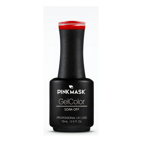 Gel Color  Pink Mask 136 Volcano Color Rojo