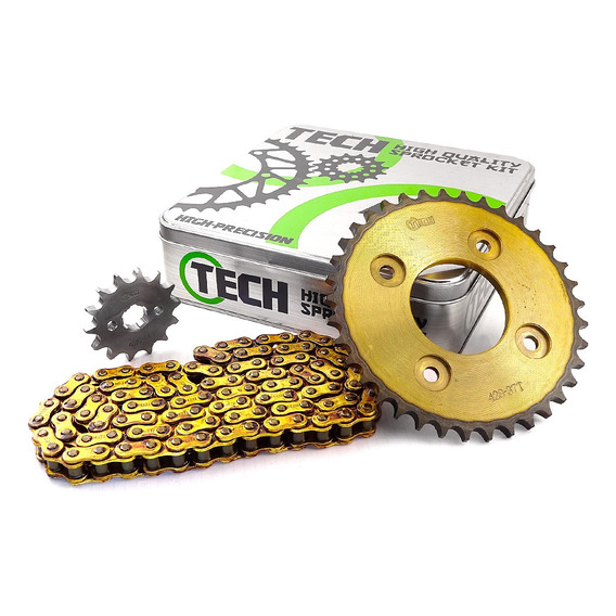 Kit De Arrastre Sprockets Honda Wave 110 S Cadena Reforzada