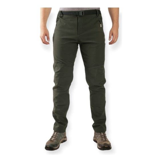 Pantalon Softshell De Hombre Termico Impermeable Invierno