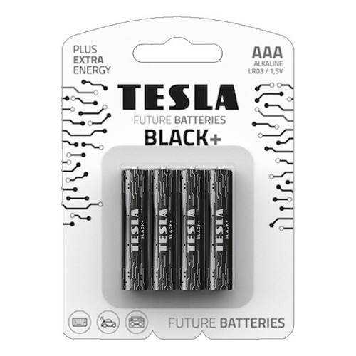 Pila Aaa Tesla Black+ Blister De 4 Pilas