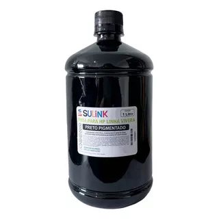 Tinta Sulink Para Hp Linha Vivera | 1 Litro Preto Pigmentado