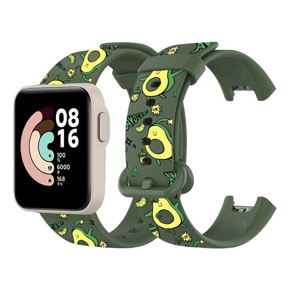 Linda Correa Pulso Estampada Aguacate Para Mi Watch Lite