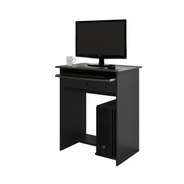 Escrivaninha Ej Móveis Mesa De Computador Prática Com Gaveta Mdp De 650mm X 795mm X 450mm Preto