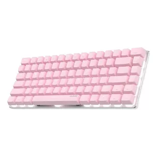 Teclado Mecánico Switch Red - Ajazz Ak-33 Sakura Pink Color Del Teclado Rosa Idioma Inglés Us