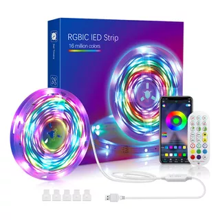 Fita Led Rgb 5050 Usb 5m Pc Tv Usb App 2.4g Android iPhone