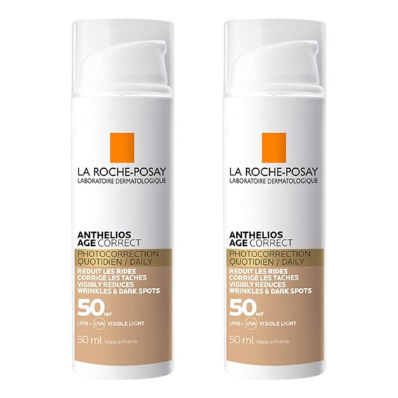 Combo X2 La Roche Posay Anthelios Fps 50 Age Con Color 50 Ml